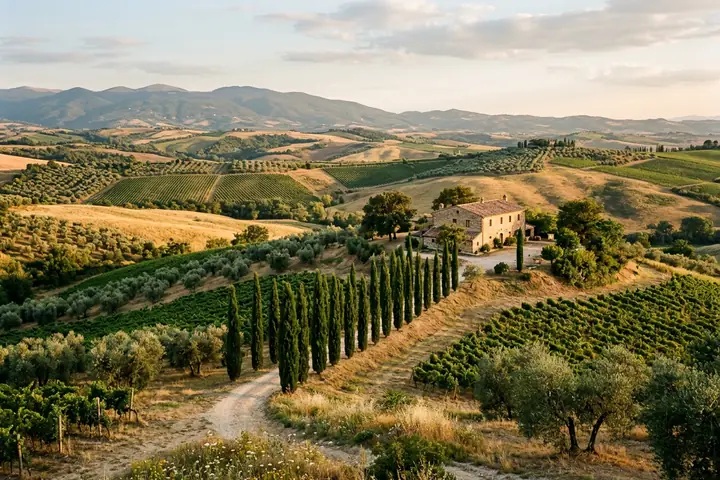 Casale di campagna tra vigne e ulivi